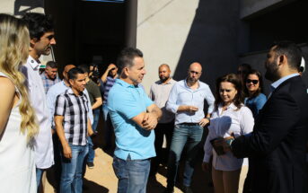 Governador Mauro Mendes cumpre agenda e vistoria obras em Campo Verde