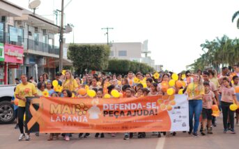 “Abuso sexual existe, é crime e precisa ser denunciado”, diz secretária de Assistência Social durante caminhada do “Maio Laranja”