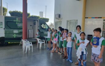 Secretaria Municipal de Saúde imuniza 1,2 mil crianças em creches e escolas municipais