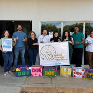 HMCJ e unidades de saúde arrecadaram quase 300 potes de vidro que serão repassados ao banco de leite materno da Santa Casa de Rondonópolis