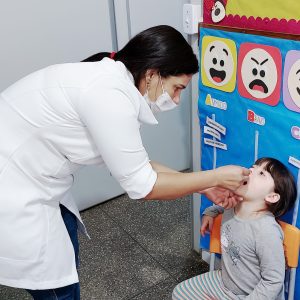Começa a campanha de vacinação contra paralisia infantil; meta é imunizar 3,6 mil crianças em Campo Verde