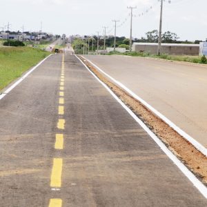 Com obras em fase de finalização, prolongamento da Avenida Santa Maria deve ser inaugurado no início de fevereiro