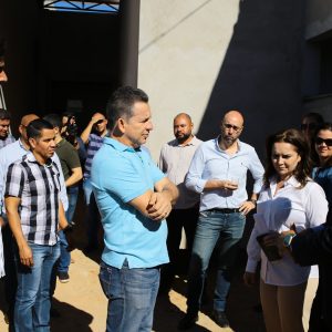 Governador Mauro Mendes cumpre agenda e vistoria obras em Campo Verde