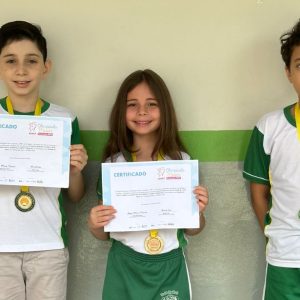Alunos de escola municipal são ouro na Obmep e na Olitef