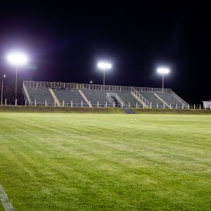 Estádio Municipal ganha sistema de iluminação em LED