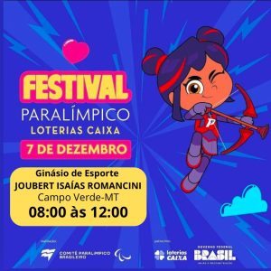 Como forma de inclusão, Festival Paralímpico será realizado no próximo sábado em Campo Verde