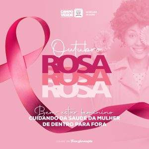 Saúde programa ações para marcar o “Outubro Rosa”