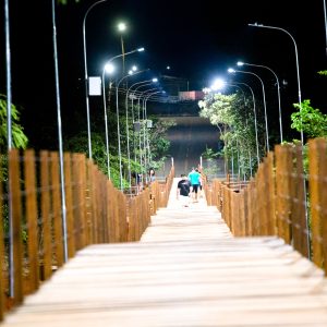 Prefeitura inaugura nesta terça-feira, passarela suspensa na Área de Lazer Recanto do Sol