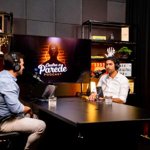 Prefeito participa de gravação de podcast em Cuiabá